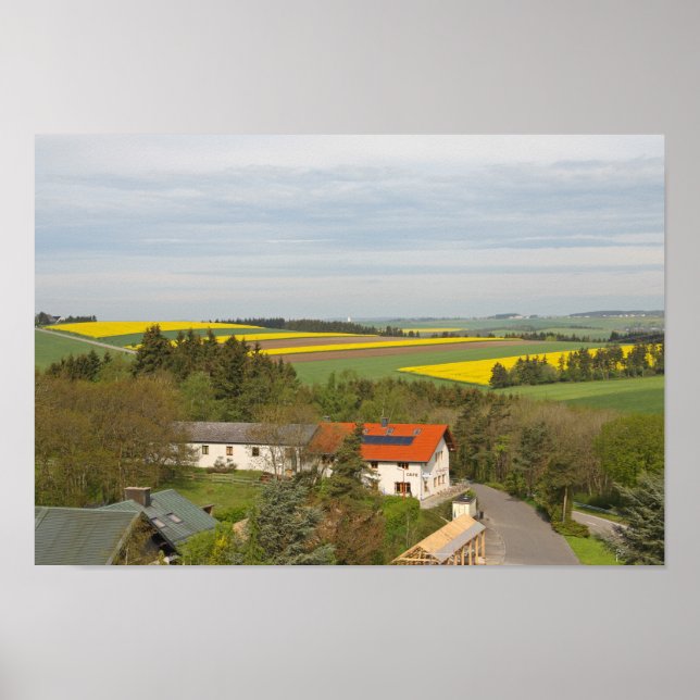 Poster Paisagem do Luxemburgo (Frente)