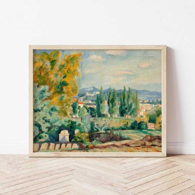 Poster Paisagem do outono, Santo-Tropez | Henri Manguin (Criador carregado)