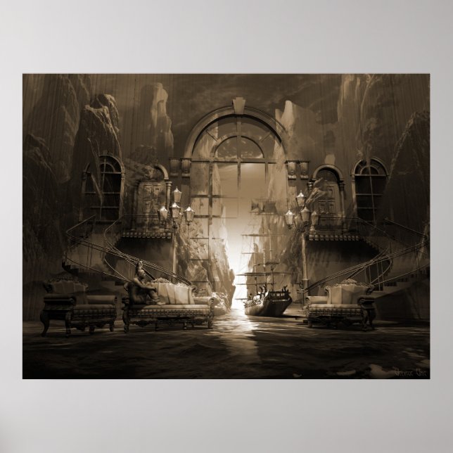 Póster Paisagem do sonho (Frente)