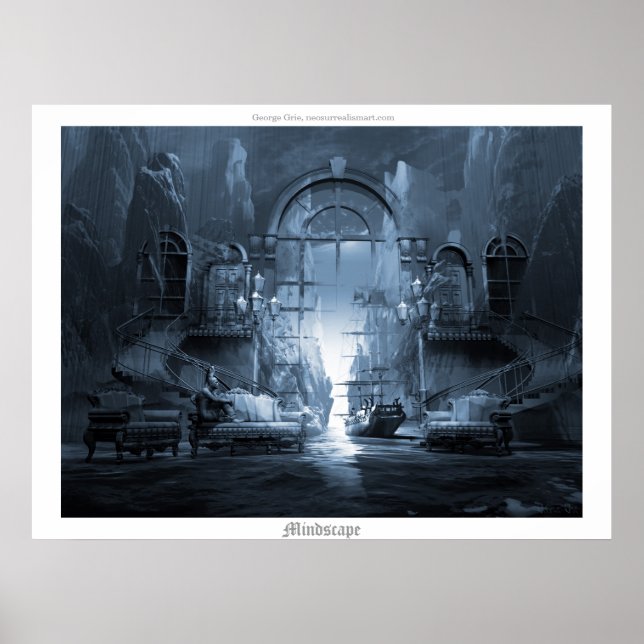 Póster Paisagem do sonho (Frente)