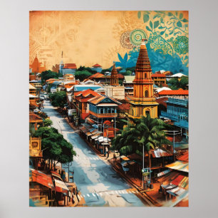 Poster Paisagem do Sri Lanka