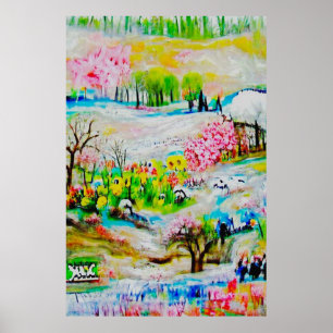 Poster Paisagem em Aquarela 2