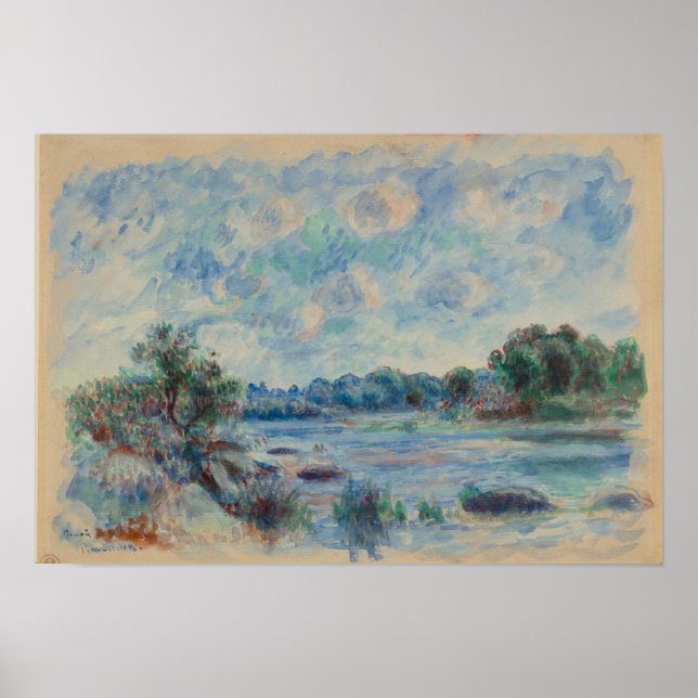 Póster Paisagem em Pont-Aven (Frente)