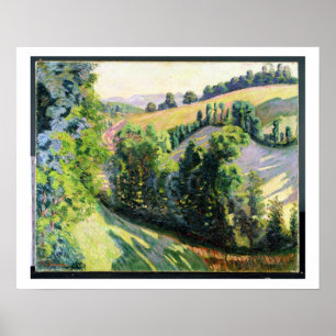 Póster Paisagem em Pontgibaud, c.1895 (óleo em canvas)