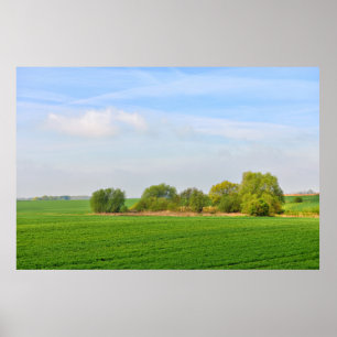 Poster paisagem em Valão, província de Liege