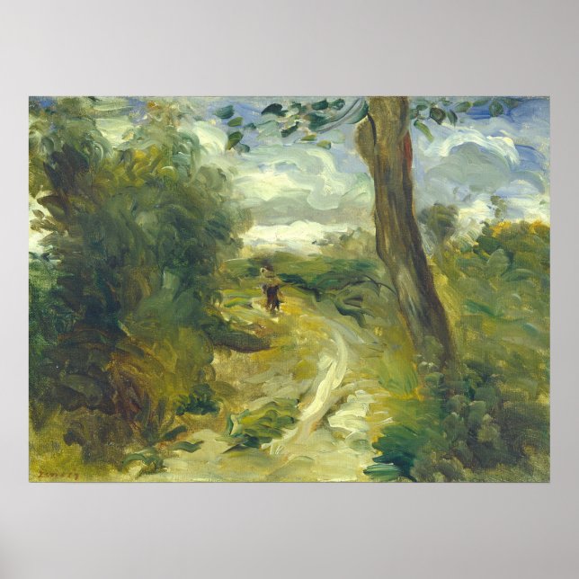 Poster Paisagem entre Tempestades - Auguste Renoir Fine A (Frente)