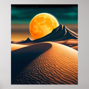 Poster Paisagem Espacial de Dune Arte Moderna