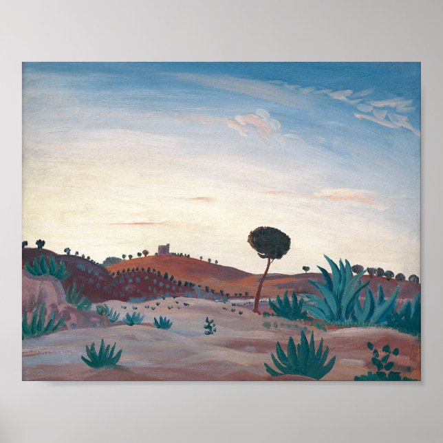 Poster Paisagem Espanhola | James Dickson Innes (Frente)
