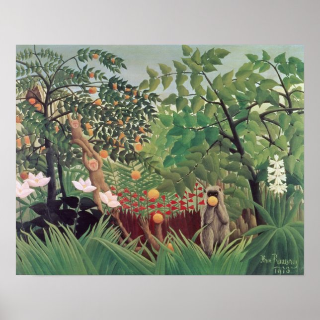 Poster Paisagem Exótica, 1910 (Frente)