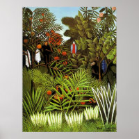 Paisagem exótica de Henri Rousseau
