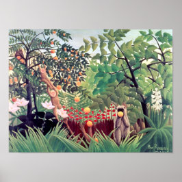 Poster Paisagem Exótica, Henri Rousseau