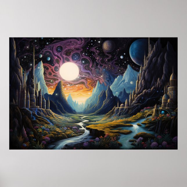 Poster Paisagem fantasma (Frente)