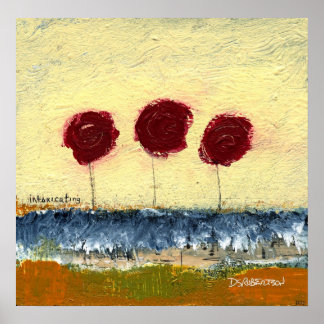 Poster Paisagem floral intoxicante por Dan Robertson