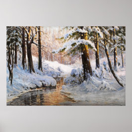 Poster Paisagem Florestal Nevada, Walter Moras