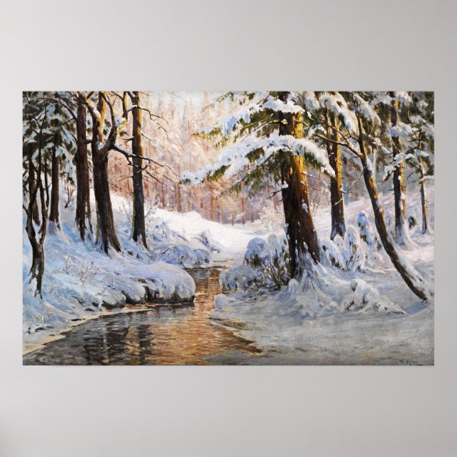 Poster Paisagem Florestal Nevada, Walter Moras  (Frente)