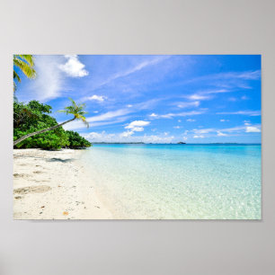Poster Paisagem Fotografia de Árvores em Shoreline