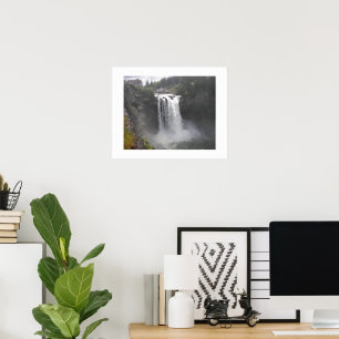 Poster Paisagem Fotográfica das Quedas Trovejantes de Sno