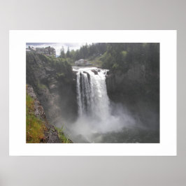 Poster Paisagem Fotográfica das Quedas Trovejantes de Sno