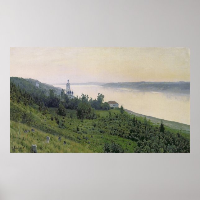 Póster Paisagem Fria, 1889 (Frente)