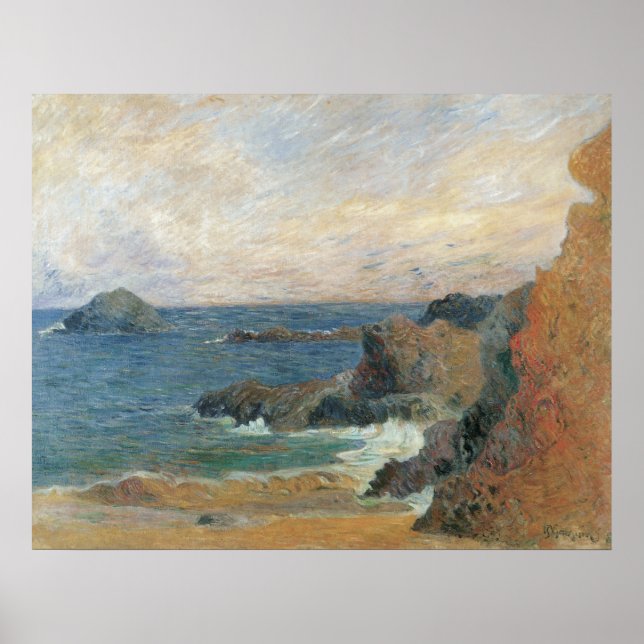 Póster Paisagem - Gauguin 1886 (Frente)
