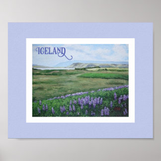 Poster Paisagem islandesa por Pola.B.Alex belas art