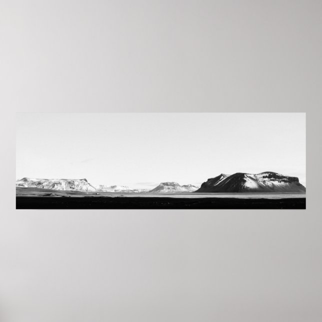 Póster Paisagem Islândia (Frente)