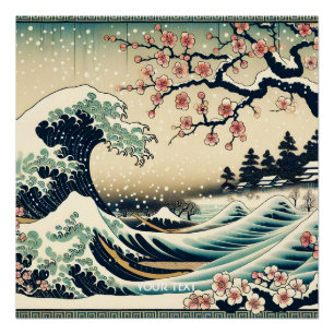 Póster Paisagem Japonesa Tradicional Fantasy