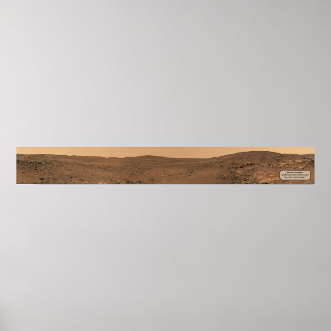 Poster Paisagem marciana (Seminole panorama, largura do c (Frente)