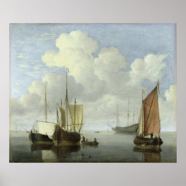 Póster Paisagem marinha (Frente)