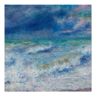 Póster Paisagem marinha por Pierre-Auguste Renoir Arte Fi