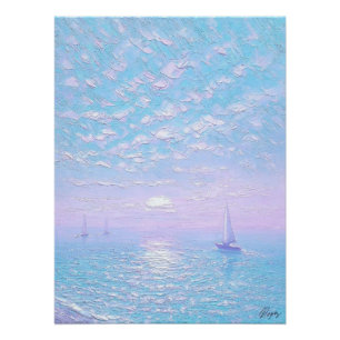 Póster Paisagem marítima agradável