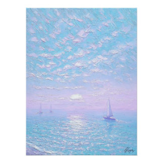 Póster Paisagem marítima agradável
