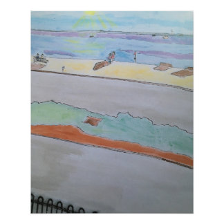 Póster Paisagem Marítima Essex/Westcliff