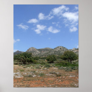 Póster Paisagem Mediterrânica