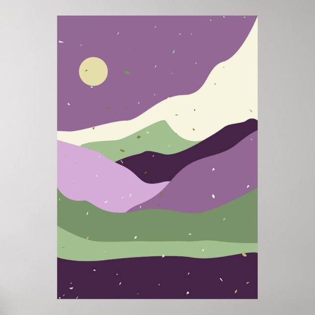 Poster Paisagem minimalista (Frente)