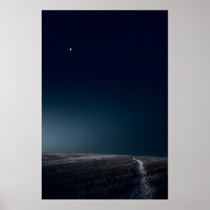 Poster Paisagem Minimalista de inverno Linslade Antiga (8
