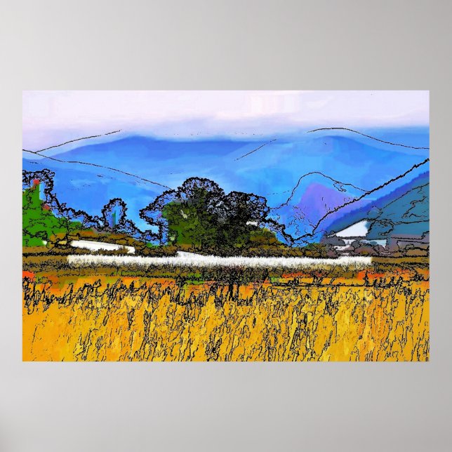 POSTER PAISAGEM MONTANHA (Frente)