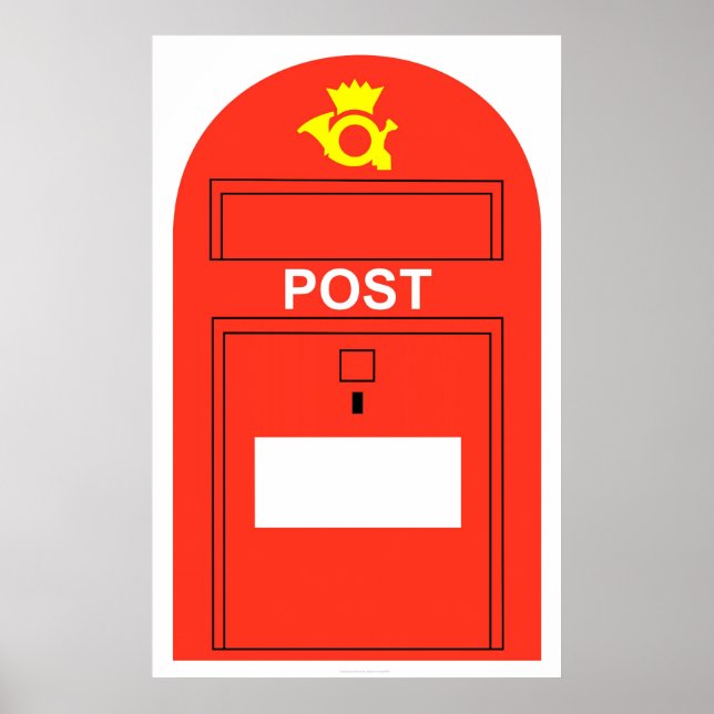 Póster Paisagem na Dinamarca (Frente)