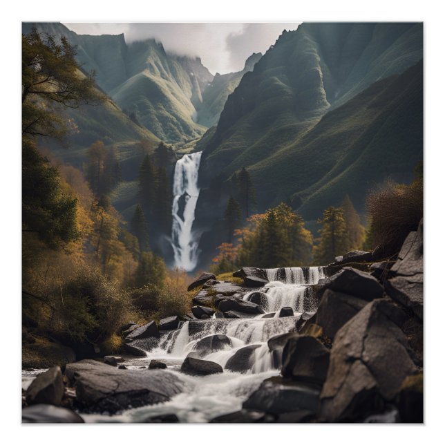 Póster Paisagem natural (Frente)