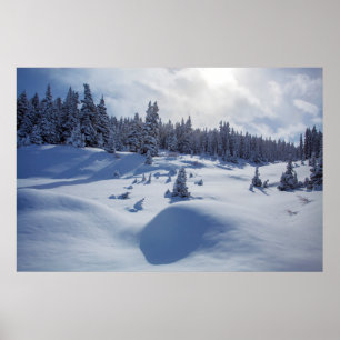 Poster Paisagem nevado