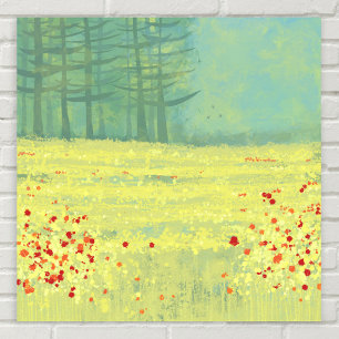 Poster Paisagem Paisagem Meadow