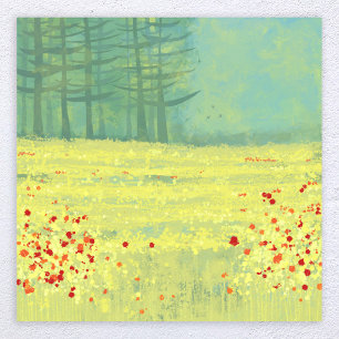 Poster Paisagem Paisagem Meadow