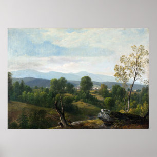 Póster Paisagem pastoral de Brown Durand do calcinador