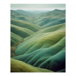 Póster Paisagem Picturesca Montagens Natureza Fundo