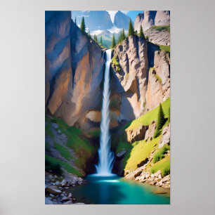 Poster Paisagem Picturesca Montanha paisagística Natureza