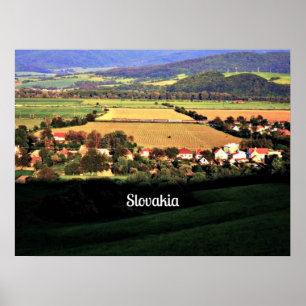 Poster Paisagem pitoresca da Eslováquia