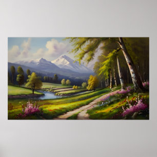 Poster paisagem primavera