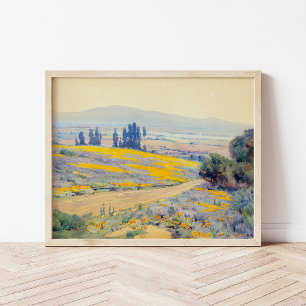 Poster Paisagem Primavera da Califórnia Elmer Wachtel