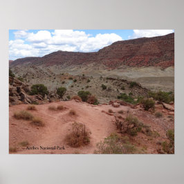 Poster Paisagem robusta no Parque Nacional de Arches