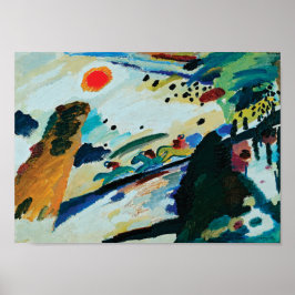 Poster Paisagem Romântica por Wassily Kandinsky